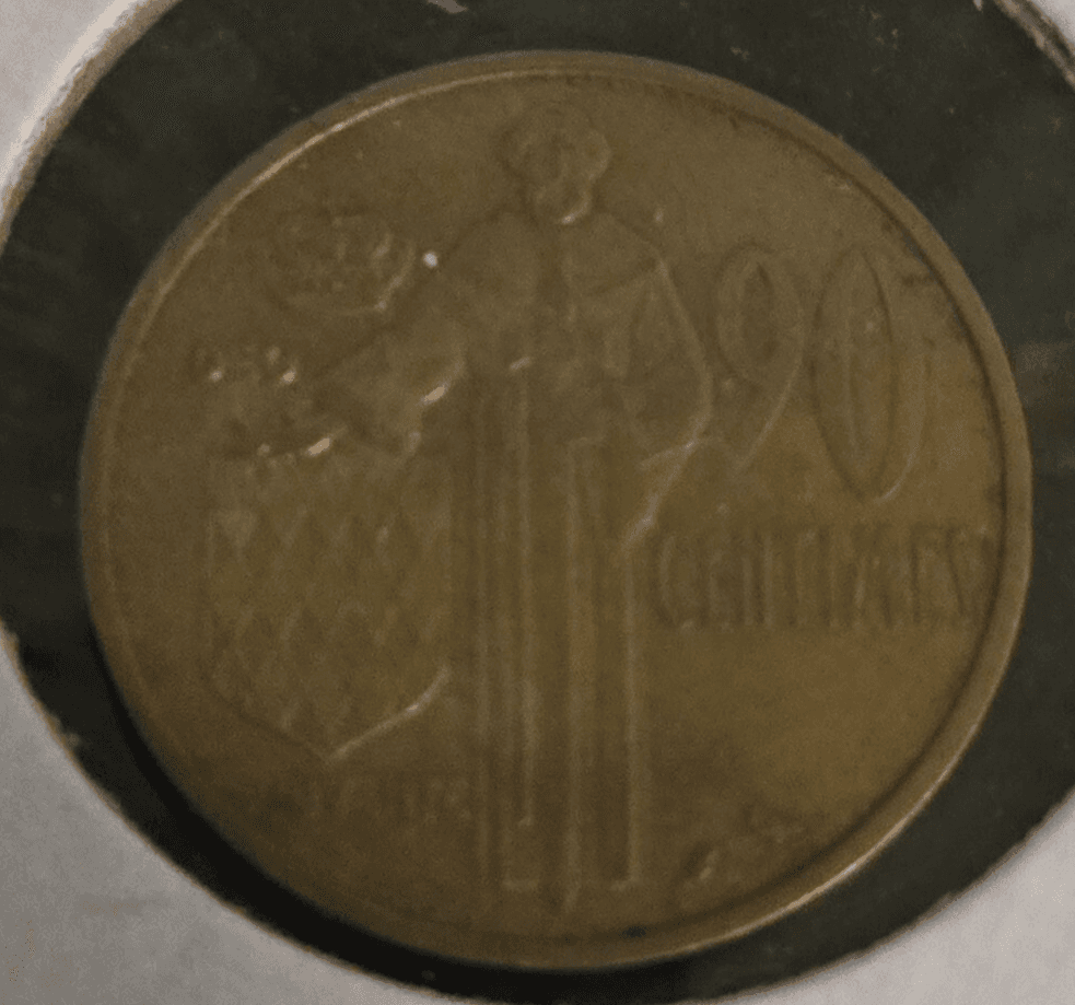 1962 Monaco 20 centimes KM# 142 - Thumbnail 2