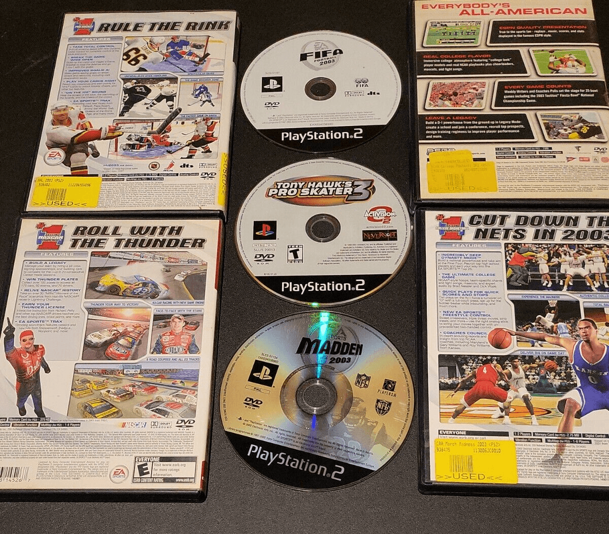 Lot Of 7 Ps2 2003 Sports Games - Thumbnail 2