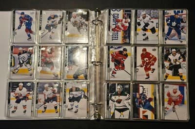 1in Binder Lot - 2020-21 Upper Deck NHL Hockey Cards - 120+ Base Cards 7 Pages - Thumbnail 3