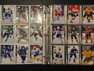1in Binder Lot - 2020-21 Upper Deck NHL Hockey Cards - 120+ Base Cards 7 Pages - Thumbnail 7