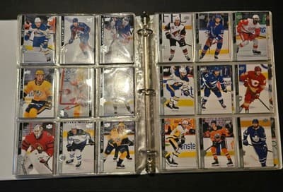 1in Binder Lot - 2020-21 Upper Deck NHL Hockey Cards - 120+ Base Cards 7 Pages - Thumbnail 2