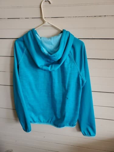 Womens Danskin Now Sweatshirt Hoodie Blue Size XL (16-18) - Thumbnail 2