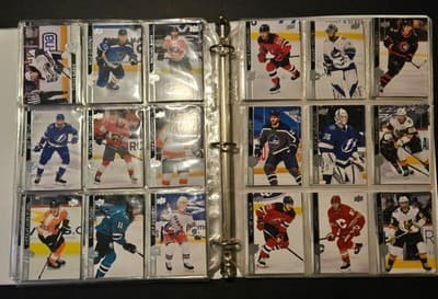 1in Binder Lot - 2020-21 Upper Deck NHL Hockey Cards - 120+ Base Cards 7 Pages - Thumbnail 4