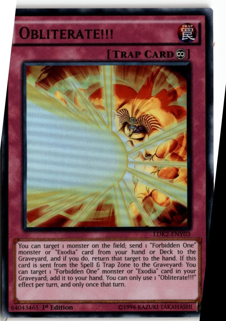 Legendary Decks II #LDK2-ENY03 Obliterate!!! - Image 1