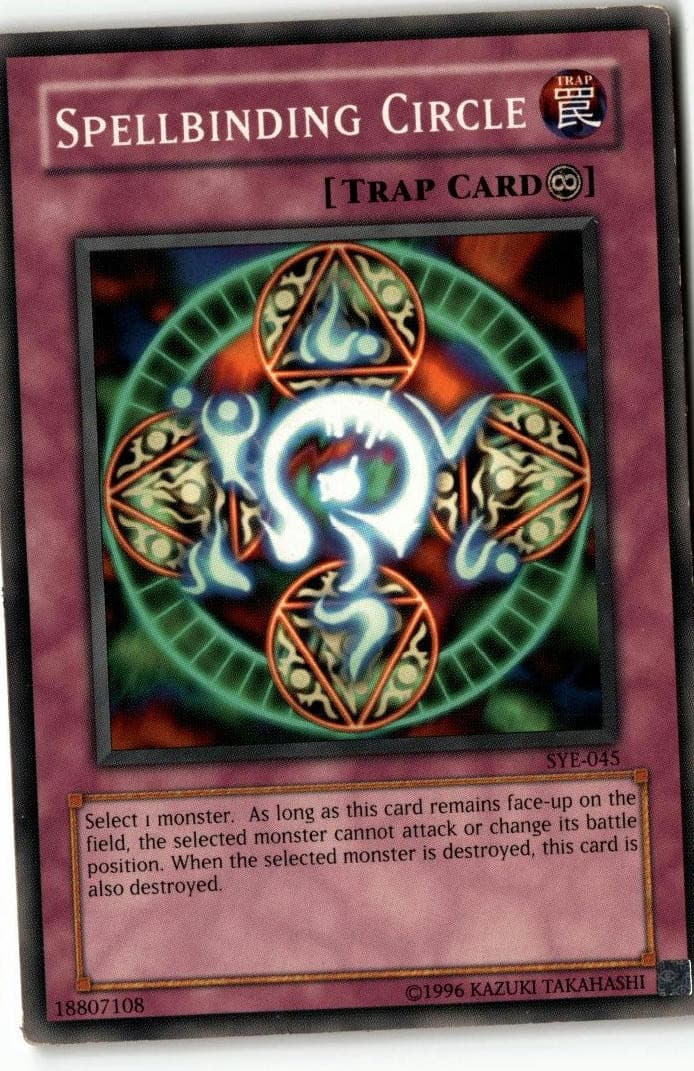 Starter Deck: Yugi Evolution #SYE-045 Spellbinding Circle - Image 1