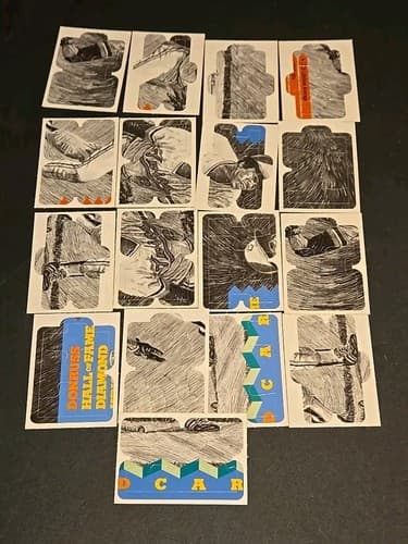 Lot Of x17 Rod Carew Leaf Diamond King Puzzle Pieces - Image 1