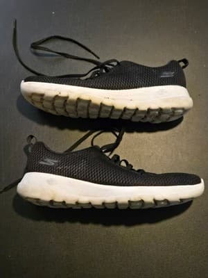 Skechers Shoes Womens 8.5 Black GOwalk Mesh Slip On Walking Sneakers Lightweight - Thumbnail 3