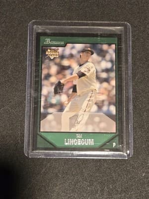 2007 Bowman Draft Picks & Prospects #BDP11 Tim Lincecum - Image 1