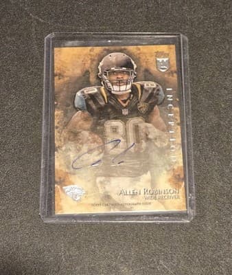2014 Topps Inception #8 Allen Robinson Rookie Autographs - Image 1