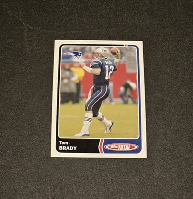 2003 Topps Total #299 Tom Brady - Image 1