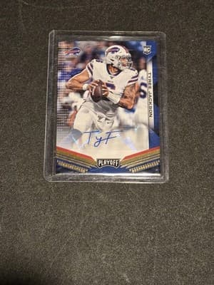 2019 Panini Playoff #294 Tyree Jackson Rookies Autographs - Image 1