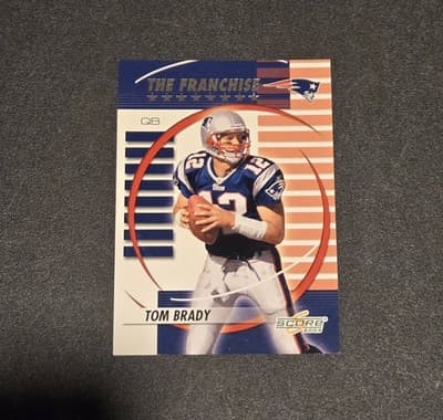 2003 Score #TF-19 Tom Brady The Franchise - Image 1