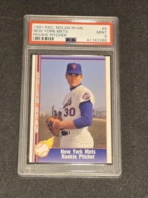 1991 Pacific Nolan Ryan Texas Express I #6 Nolan Ryan PSA 9 - Image 1