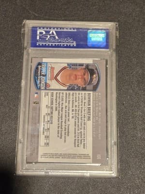 2000 Bowman Chrome Draft Picks #106 Tripper Johnson Draft Picks PSA 9 - Thumbnail 2