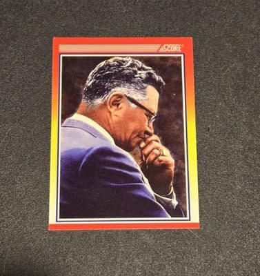 1990 Score #603a Lombardi the Legend - Image 1