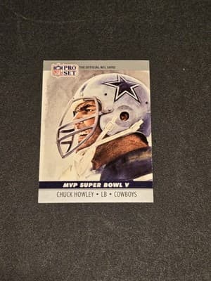 1990 Pro Set #5 Chuck Howley Super Bowl MVP Collectibles - Image 1