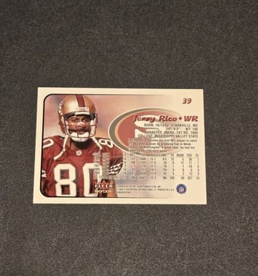 2000 SkyBox Dominion #39 Jerry Rice - Thumbnail 2