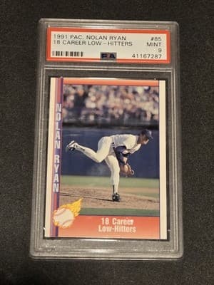 1991 Pacific Nolan Ryan Texas Express I #85 Nolan Ryan PSA 9 - Image 1
