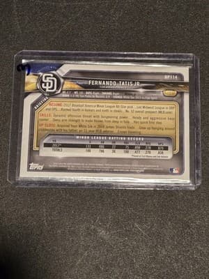 2018 Bowman #BP114 Fernando Tatis Jr. Prospects - Thumbnail 2