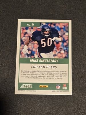 2024 Score #4 Mike Singletary First Ballot - Thumbnail 2