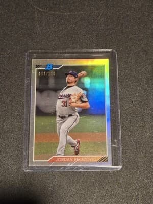 2020 Bowman Heritage #92CP-BLZ Jordan Balazovic Chrome Prospects Refractor #/199 - Image 1