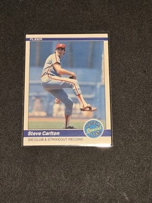 1984 Fleer #642 Steve Carlton - Image 1