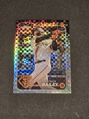 2024 Topps Chrome #194 Patrick Bailey X-Fractors - Image 1