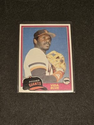 1981 Topps #310 Vida Blue - Image 1
