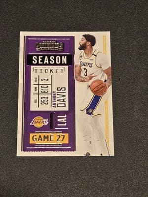 2020-21 Panini Contenders #89 Anthony Davis - Image 1