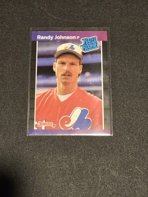 1989 Donruss #42 Randy Johnson - Image 1