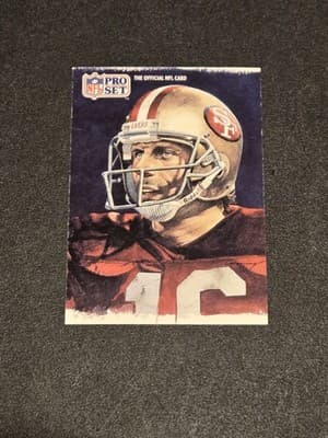 1991 Pro Set #387 Joe Montana - Image 1