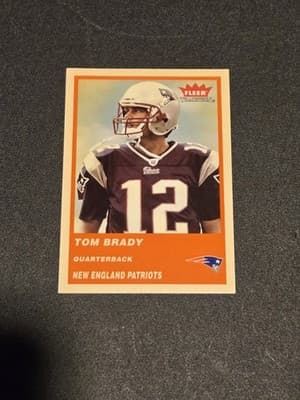 2004 Fleer Tradition #51 Tom Brady - Image 1