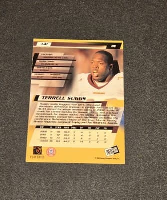 2003 Press Pass #T41 Terrell Suggs Torquers - Thumbnail 2