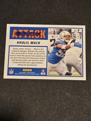 2024 Score #9 Khalil Mack Sack Attack - Thumbnail 2