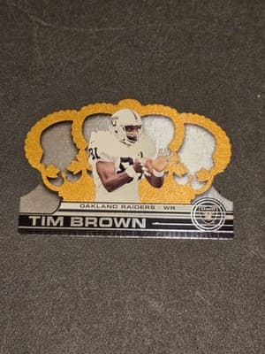 2001 Pacific Crown Royale #99 Tim Brown - Image 1