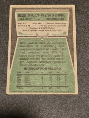 1975 Topps #94 Billy Newsome - Thumbnail 2
