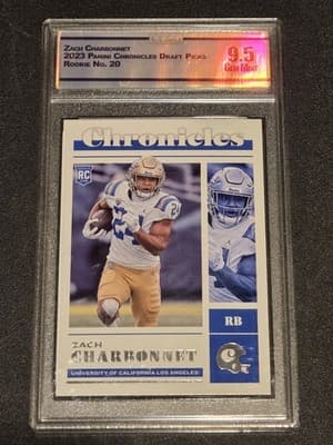 2023 Panini Chronicles Draft Picks #20 Zach Charbonnet Other 9.5 - Image 1