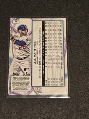 2023 Topps Cosmic Chrome #48 J.D. Martinez - Thumbnail 2