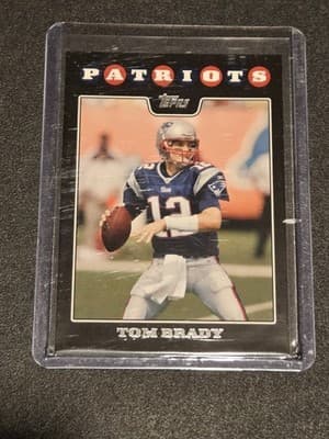 2008 Topps All-Stars #7 Tom Brady - Image 1