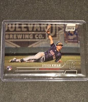 2022 Stadium Club Chrome #327 Steven Kwan - Image 1