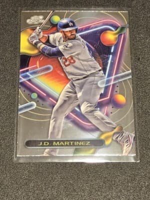 2023 Topps Cosmic Chrome #48 J.D. Martinez - Image 1