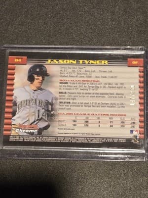 2002 Bowman Chrome #84 Jason Tyner X-Fractors #/250 - Thumbnail 2