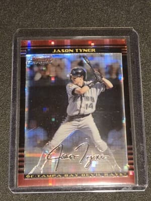 2002 Bowman Chrome #84 Jason Tyner X-Fractors #/250 - Image 1