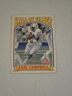 1991 Score #674 Earl Campbell - Image 1