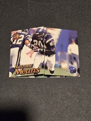 1995 Pacific Triple Folders #31 Natrone Means - Image 1