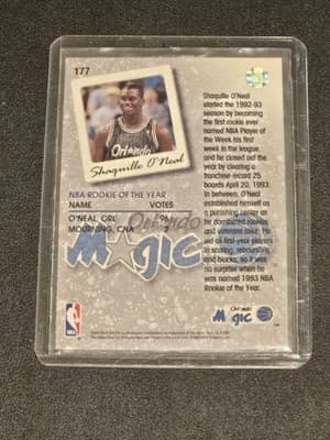 1993-94 Upper Deck #177 Shaquille O'Neal - Thumbnail 2