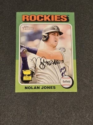 2024 Topps Heritage #315 Nolan Jones - Image 1
