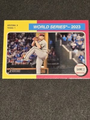 2024 Topps Heritage #462 World Series 2023: Game - Image 1