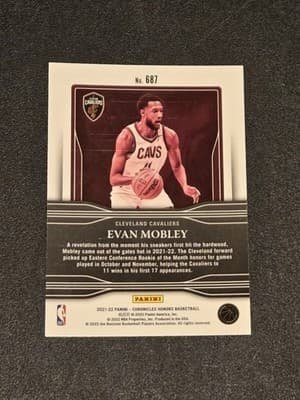 2021-22 Panini Chronicles #687 Evan Mobley - Thumbnail 2
