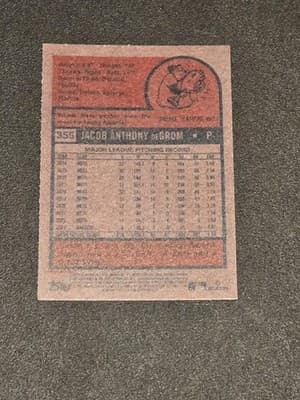 2024 Topps Heritage #355 Jacob deGrom - Thumbnail 2